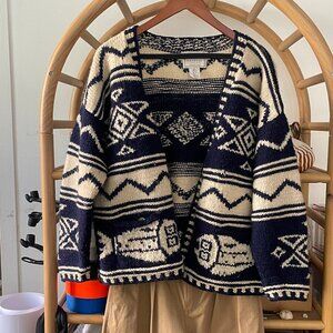 Vintage Chunky Wool Cardigan